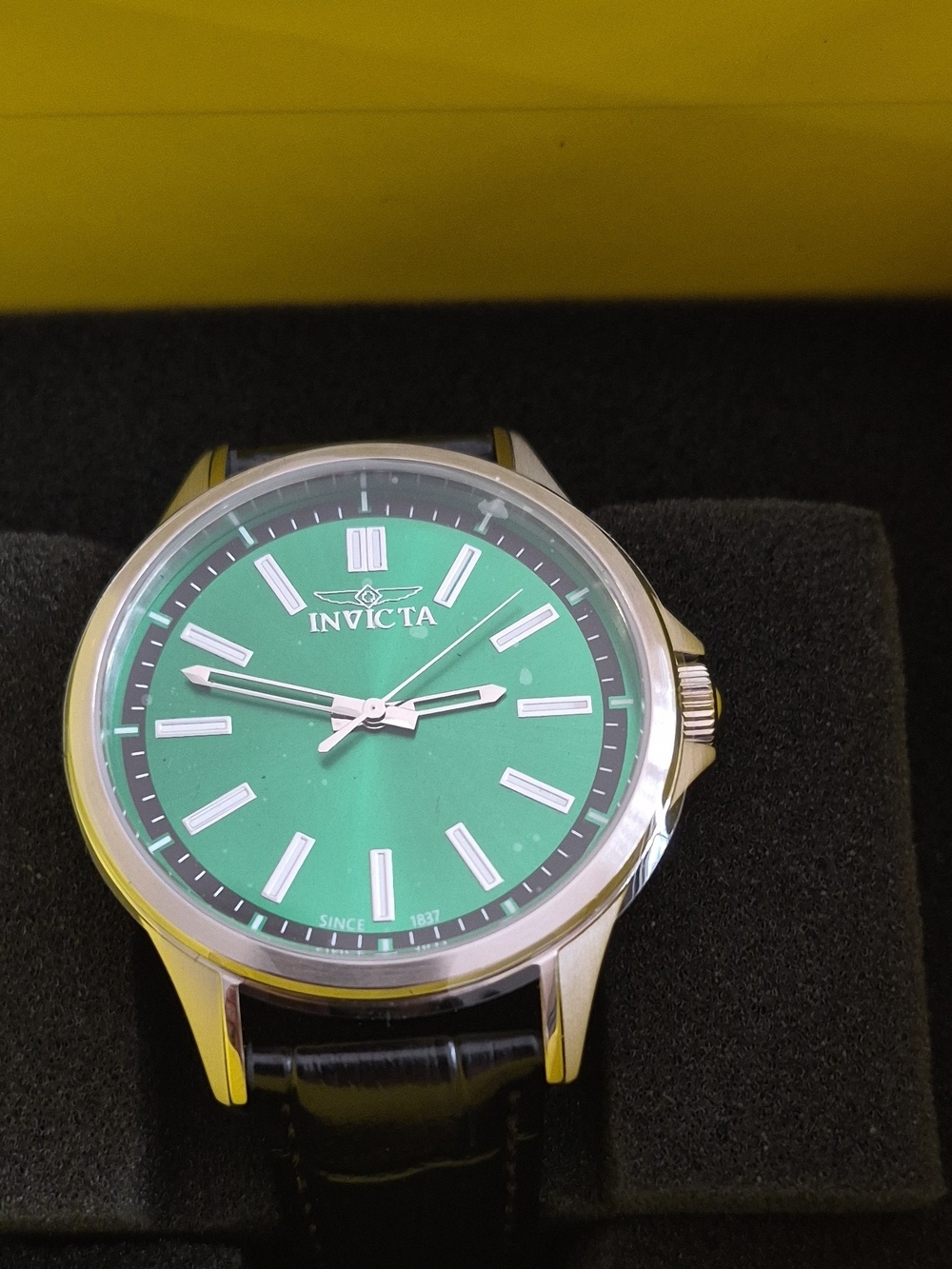 Invicta Men’s Green Dial Stainless Watch